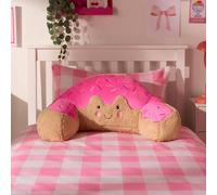 OHS Dolly the Doughnut Cuddle Cushion Novelty Reading Pillow in Brown OHS Brown