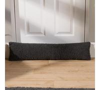 OHS Draught Excluder Door Insulator Draft Teddy Stopper, Charcoal - 20 X 90Cm