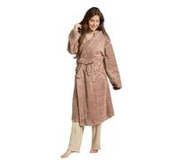 OHS Dressing Gown Womens Tufted Teddy Fleece Hooded Bathrobe Super Soft Warm Fluffy Oversized Ladies Mens Dressing Gowns