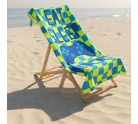 Ohs Eat Sleep Game Beach Towel Bath Travel Quick Dry Microfibre Absorbent