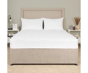 OHS Essential Orthopaedic Memory Foam Quilted Sprung Mattress in White | Size: Small Single OHS White Small Single