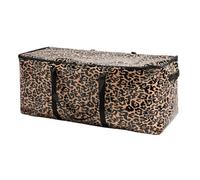 OHS Extra Large Laundry Bags Heavy Duty Storage Bag with Zip, Leopard Print