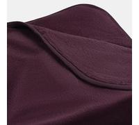 OHS Fleece Blanket King Size, Soft Cosy Warm Faux Fur Throws for Sofa Large Lightweight Travel Fluffy Throw Blanket for Bed Armchair Decorative Sofa Throw, Burgundy - 200 x 240cm