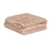 OHS Fleece Blanket Large Sofa Throw, Teddy Marl Super Soft Cosy Warm Throws for Sofas Bed Couch Fall Decor Fluffy Blanket Sherpa Reverse Bed Throw Double Size, Natural - 130 x 160cm