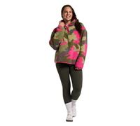 OHS Fleece Pullover Half Zip Women, Gifts for Women Outdoor Clothing Ladies Winter Coats Super Soft Cosy Jumpers Warm Fleece Print Jackets Perfect for Hiking Walking Camping - S/M, L/XL