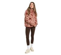 OHS Fleece Pullover Half Zip Women, Gifts for Women Outdoor Clothing Ladies Winter Coats Super Soft Cosy Jumpers Warm Fleece Print Jackets Perfect for Hiking Walking Camping - S/M, L/XL