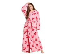 OHS Floor Length Print Dressing Gowns for Adults Teens - One Size