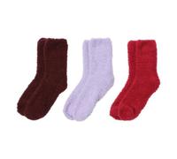 OHS Fluffy Socks, Ultra Soft Comfy Bows Halloween Socks 3 Pairs Womens Christmas Gifts Bed Sock for Women Ladies Home Accessories - One Size