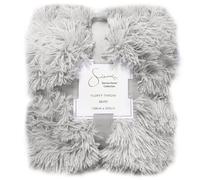 OHS Fluffy Throw Over Sofa Bed Fleece Blanket