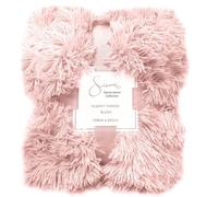 Sienna Luxury Fluffy Throw - Blush