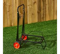 Ohs Folding Trolley Heavy Duty Metal Hand Truck Portable Camping Cart