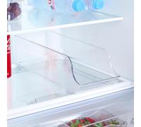 OHS Fridge Can Dispenser Stackable Drink Organiser for Fridge Can Holder Rack for Soda Tins & Drinks Refrigerator Organizer Bin, Clear