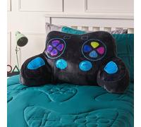 OHS Gaming Controller Cuddle Cushion Novelty Reading Pillow in Black OHS Black