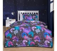 OHS Gaming Coverless 10.5 Tog Duvet Set Single Bed Quilted Gamer Pillowcase