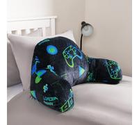 Gaming Cushion Bed Pillow Reading Gamer Support Arms Lumbar Chair OHS Green One Size