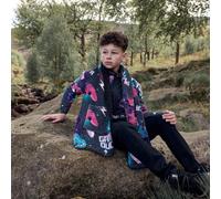 OHS Gaming Print Kids Fleece Scarf With Pockets Super Soft Fluffy Wrap