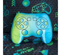 OHS Gaming Remote Cushion Filled Bedroom Scatter Chair Sofa Decorative Bed Pillow in Blue OHS Blue