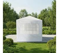 Ohs Garden Gazebo Outdoor Party Tent Canopy Pe Awning Marquee Waterproof, White - Small