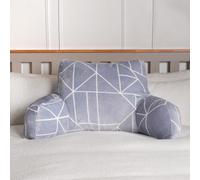 OHS Geometric Reading Cushion Bed Chair Gaming Lumbar Support Plump Filled Pillow