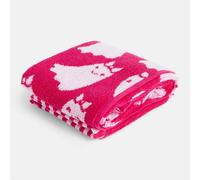 OHS Ghost 100% Premium Cotton Jacquard Hand Towel Hotel Quality Absorbent in Bright Pink OHS Bright Pink