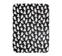 OHS Ghost Halloween Table Cloth 132 x 178cm PVC Table Cloth, Monochrome | Waterproof Stain-Resistant Wipeable Tablecloths Table Cover Halloween Decorations Indoor Outdoor Use Rectangular Tablecloth