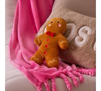 OHS Gingerbread Man Soft Plush Microwaveable Heat Pad in Brown OHS Brown