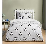 OHS Glow In The Dark Ultra Soft Football Print Kids Duvet Cover Set With Pillowcase