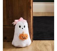 OHS Halloween Ghost Door Weight Soft Cute Decorative Door Stops, White | Autumn Decor Fabric Door Stop for Home and Office Interior Doorstop Stuffed Ghost Pumpkin Door Stop Weighted Floor Decorative