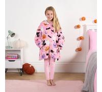 OHS Halloween Hoodie Blanket Sherpa Lined Fleece Jumper Sweatshirt Pumpkin Throw