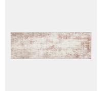 OHS Hallway Runner Rug 66 x 200cm, Abstract Printed Washable Runner Rugs for Hallway Living Room Soft Non Slip Low Pile Vintage Long Kitchen Floor Runners, Natural