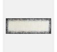 OHS Hallway Runner Rug, Abstract Printed Rugs Living Room Washable Runner Rugs for Hallway Soft Non Slip Low Pile Vintage Long Kitchen Floor Runners, Monochrome - 66 x 200cm