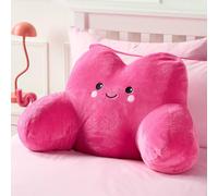 OHS Hazel the Heart Cuddle Cushion Novelty Reading Pillow in Bright Pink OHS Bright Pink