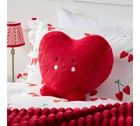 OHS Heart Shaped Decorative Scatter Cushion Throw Pillow in Red OHS Red