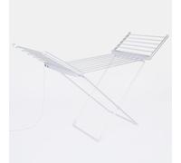 OHS Heated Airer, Winged Horse Indoor Space Electric Dryer Energy Saving Drying Rack Laundry Towels Clothes, 141cm x 90cm, Aluminium, Grey, 141 x 58 x 90cm