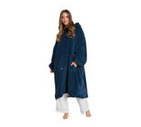 OHS Heated Hoodies Extra Long Grey, Electric Blanket Hoodie Oversized Heated Jumper Soft Sherpa Fluffy Christmas Gifts for Her, USB Powerbank Charging