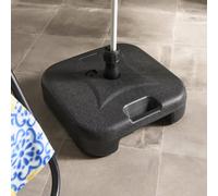 OHS Heavy Duty Fillable Parasol Stand Base Outdoor Garden Umbrella Holder in Black OHS Black