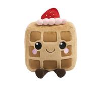 OHS Honey Waffle Plush Pillow, Decorative Pillows Stuffed Toy Novelty Cushions for Sofa Bed Cuddle Cushion Cute Room Decor Throw Pillow Gifts for Adults Kids Girls Boys, 25cm