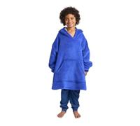 OHS Hoodie Blanket Boys Teenagers Kids Hooded Blanket Super Soft Warm Sherpa Fleece Throw Wearable Blankets Oversized Hoodie Big Jumper Gifts for Kids Girls Boys, Blue - One Size