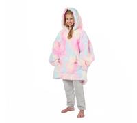 OHS Hoodie Blanket Fluffy Long Fibre Sherpa Fleece Kids Oversized OHS Multicolor One Size