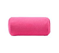 OHS Inflatable Pillow, Sun Lounger Cushion Lightweight Compact Bolster Cushion with Microfibre Cover Neck Roll Pillows for Head & Back Support Outdoor Cushions for Travel Beach Accessories, Hot Pink
