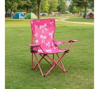 Ohs Kids Bows Camping Chair Folding Garden Outdoor Picnic Seat