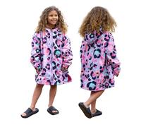 OHS Kids Drying Robe, Keep Dry & Warm Robe Outdoor Kids Changing Robe for Privacy Boys Girls Waterproof Coat for Outdoors Swimming Surfing Camping - S/M - L/XL