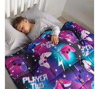 OHS Kids Gaming Weighted Blanket, Black - 3KG OHS Black