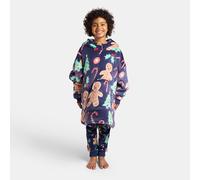 OHS Kids Gingerbread Man Hoodie Blanket Sherpa Jumper in Navy OHS Navy One Size