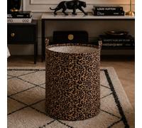 OHS Kids Laundry Basket Baby Storage Hamper Toy Basket, Leopard Print