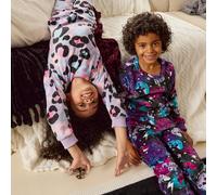 OHS Kids Leopard Gaming Pull-On Thermal Fleece Pyjama Set | Size: 7-8 Years OHS Multicolor 7-8 Years