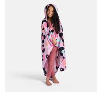 OHS Kids Leopard Wearable Hooded Fleece Blanket in Lilac OHS Lilac