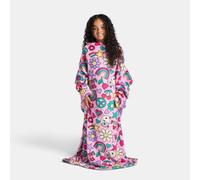 Ohs Kids Positive Vibes Tv Blanket Coral Fleece Wearable Throw