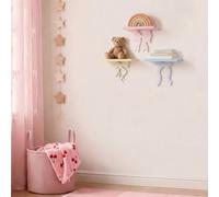 OHS Kids Set of 3 Bows Novelty Floating Shelves Wall Mounted Display OHS Multicolor