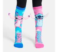 OHS Kids Stitch Fluffy Fleece Novelty Knee Hight Socks OHS Multicolor One Size